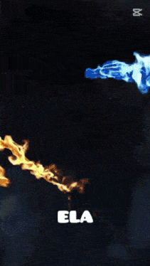 the word ela that is on a fire