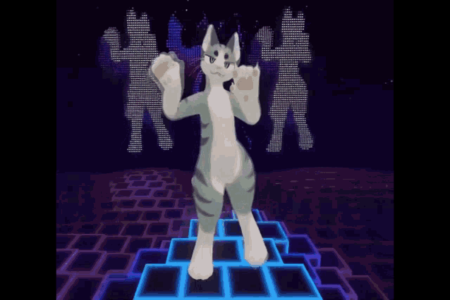Furry Cat GIF - Furry Cat Dance GIFs