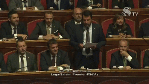Salvini Parlamento GIF - Salvini Parlamento Noo GIFs