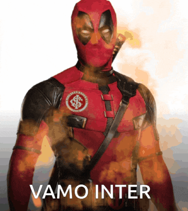 a poster of deadpool that says vamo inter on the bottom