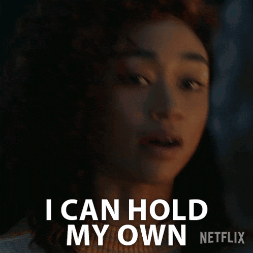 a woman says i can hold my own netflix