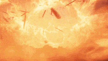 an aerial view of a large explosion in the middle of a snowy forest