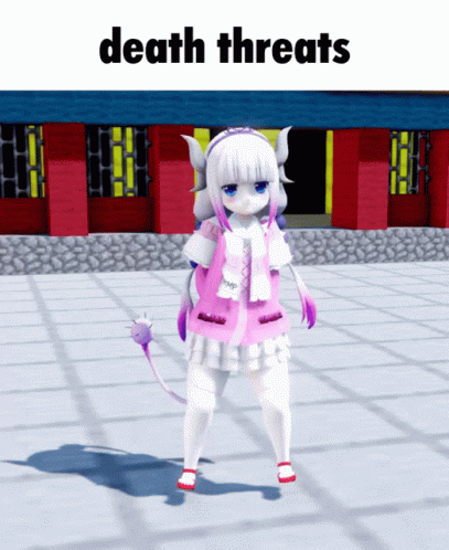 Kanna Kobayashi Dragon Maid GIF - Kanna Kobayashi Dragon Maid Death Threats GIFs