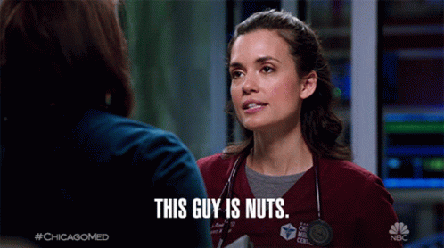 This Guy Is Nuts Torrey Devitto GIF - This Guy Is Nuts Torrey Devitto Dr Natalie Manning GIFs