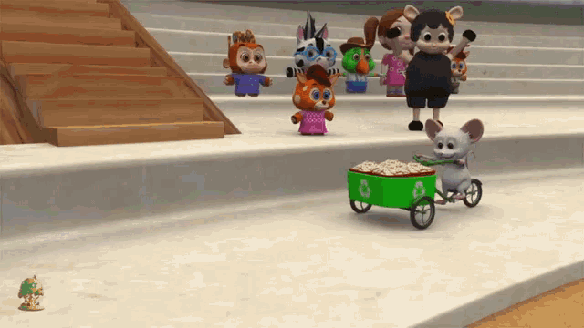 Mouse Recycle GIF - Mouse Recycle Popcorn GIFs