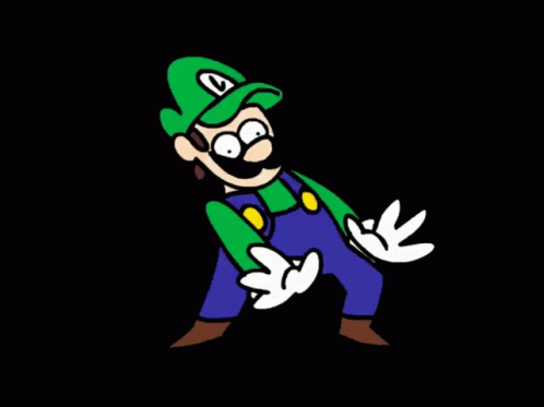 Luigi Spooky Month GIF - Luigi Spooky Month Halloween GIFs
