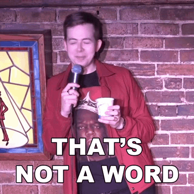 Thats Not A Word Chris Turner GIF - Thats Not A Word Chris Turner Thats Incorrect GIFs
