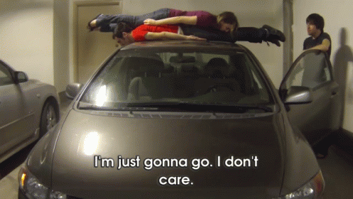 Shea Hates Memes - Planking GIF - Planking On Top Of A Car Get Off GIFs