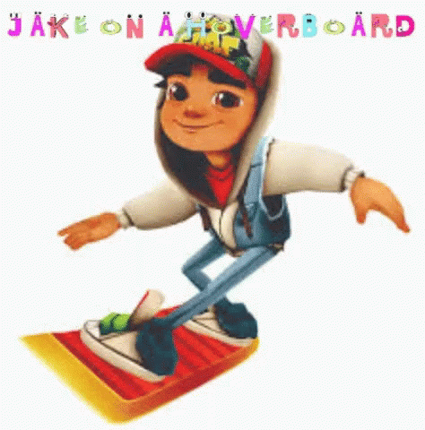 Subway Surfers Mobile Gaming GIF - Subway Surfers Mobile Gaming Hoverboard GIFs