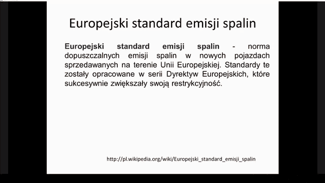 a screenshot of a chess game with the words europejski standard emisji spalin on the top