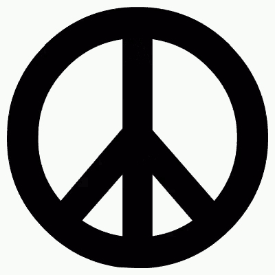 a black and white symbol with the letter a in the middle of a circle