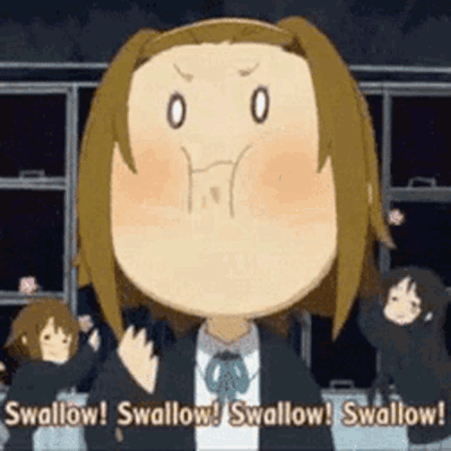 Gulp Swallow GIF - Gulp Swallow Anime GIFs