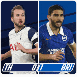 two soccer players on a blue background with the words th on 1 bri on the bottom