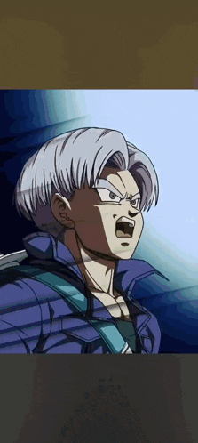 a close up of a cartoon character with a surprised expression on his face