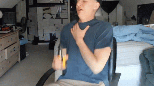 Fell Off The Chair Conner Bobay GIF - Fell Off The Chair Conner Bobay Coughing GIFs