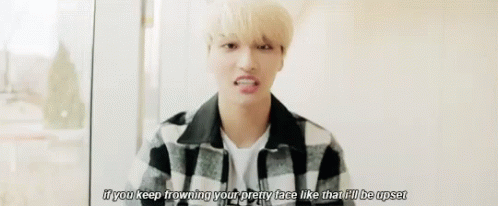 Park Seonghwa Dont Frown GIF - Park Seonghwa Dont Frown Ill Be Upset GIFs
