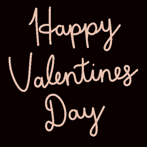 a black background with the words happy valentines day