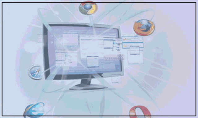 an ad for fontera telecommunications shows a computer monitor