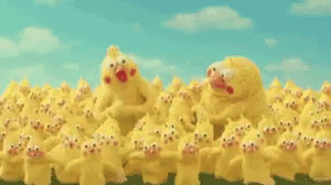 Happy Yellow GIF - Happy Yellow Chickens GIFs