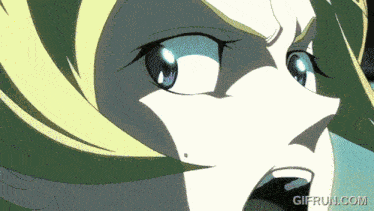 a close up of a woman 's face with gifrun.com written below her