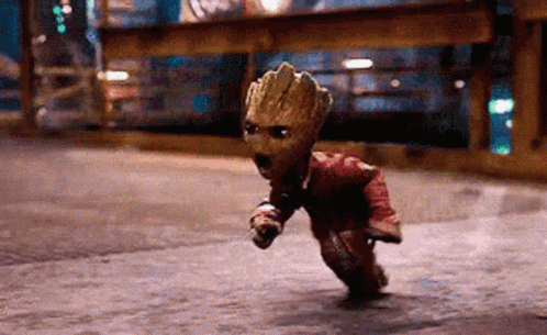 Groot Baby Groot GIF - Groot Baby Groot Running GIFs