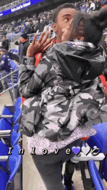 Football Kiss GIF