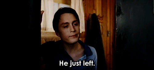 He Just Left. GIF - GIFs