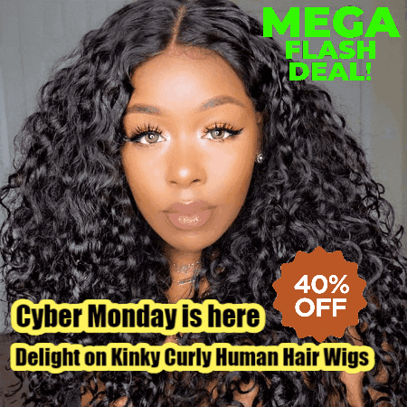 Kinky Curly Human Hair Wig Indique Hair GIF - Kinky Curly Human Hair Wig Indique Hair Cyber Monday Sale GIFs