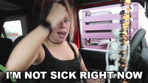 Im Not Sick Right Now Healthy GIF - Im Not Sick Right Now Healthy Cant Get Sick GIFs