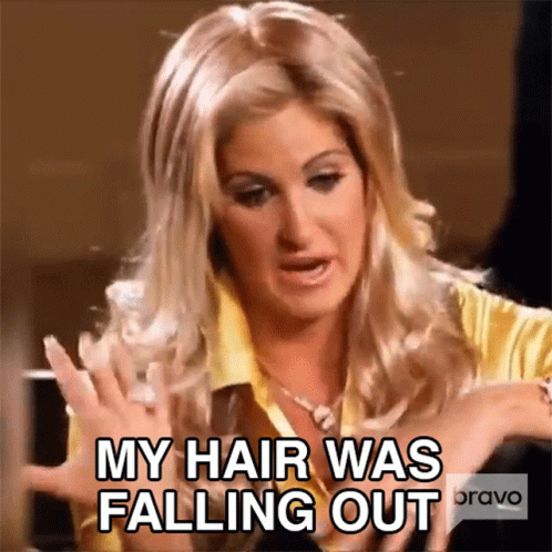 My Hair Was Falling Out Real Housewives Of Atlanta GIF - My Hair Was Falling Out Real Housewives Of Atlanta Losing My Hair GIFs