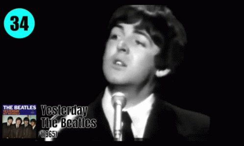 The Beatles Yesterday GIF - The Beatles Yesterday Singing GIFs