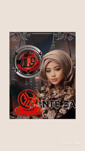a woman wearing a hijab is featured on a poster that says shotout