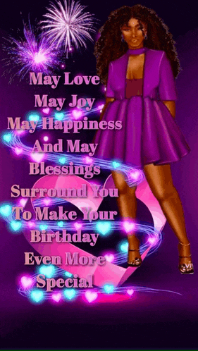 may love may joy may happiness and may blessings surround you to make your birthday even more special !