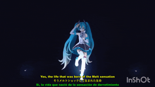 a screenshot of a video game with hatsune miku in it