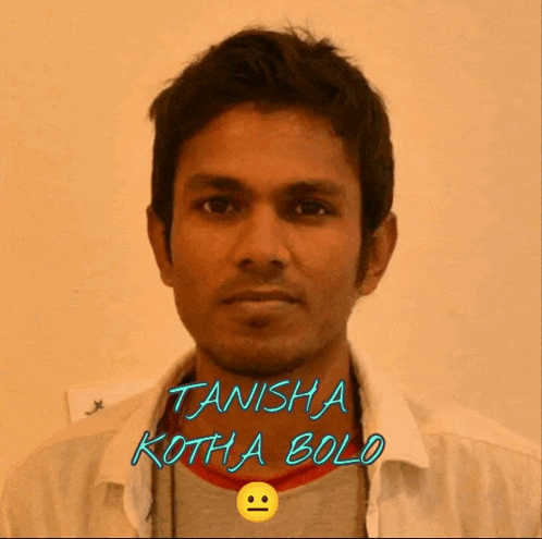 a picture of a man with a smiley face and the words ' ainisha kacha bola ? ' below him
