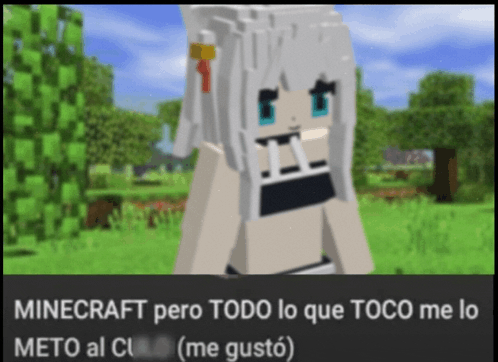 a girl in a bikini is standing in a minecraft world