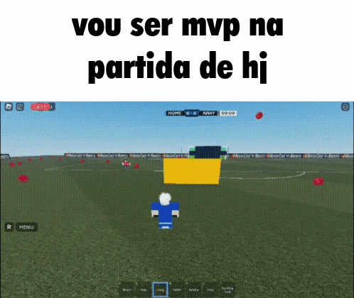 a screenshot of a video game that says vou ser mvp na partida de hj
