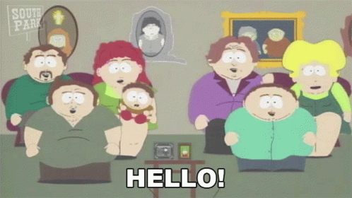 Hello Cartman Family GIF - Hello Cartman Family South Park GIFs
