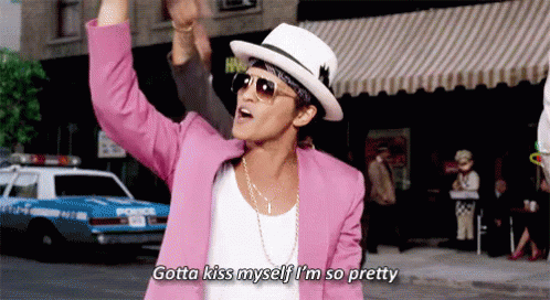 He Just Gets Me. GIF - Uptown Funk Bruno Mars Mark Ronson GIFs