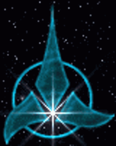 Klingon Trefoil GIF - Klingon Trefoil Blue GIFs