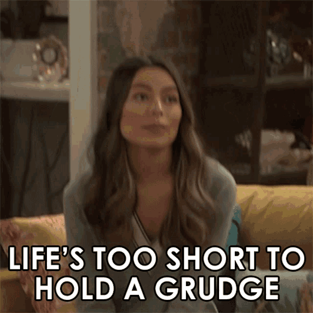 Lifes Too Short To Hold A Grudge Carly Shay GIF