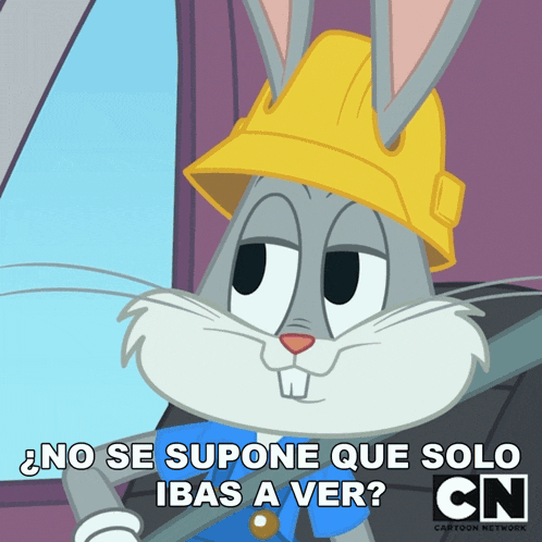No Se Supone Que Solo Ibas A Ver Bugs Bunny GIF - No Se Supone Que Solo Ibas A Ver Bugs Bunny Bugs Y Sus Amigos A La Obra GIFs