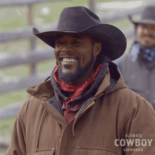 Happy Jamon Turner GIF - Happy Jamon Turner Ultimate Cowboy Showdown GIFs