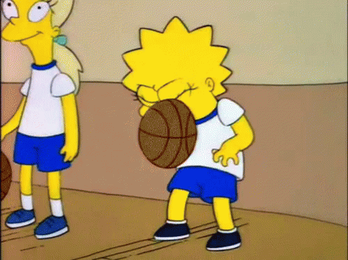 Lisa Versus Ball - The Simpsons GIF - Ball Simpsons GIFs