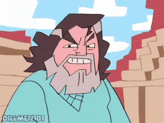 a cartoon of a man with a beard and the words dilmento1 on the bottom right