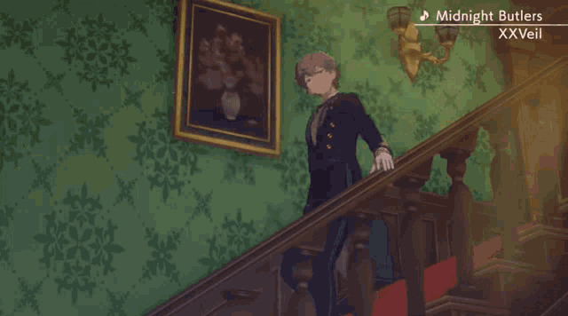 a picture of a boy with the name midnight butlers xxveil