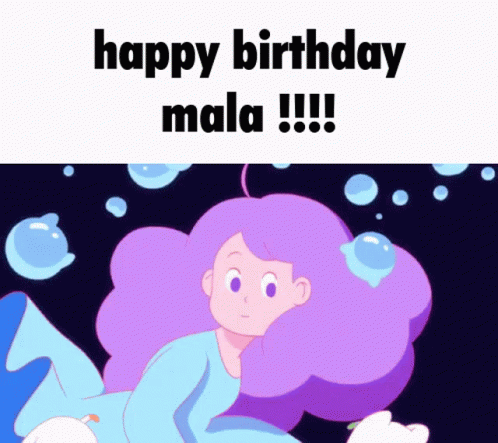 Happy Birthday Mala GIF - Happy Birthday Mala Hhm GIFs