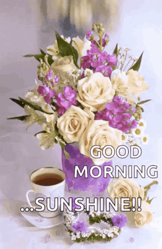 Good Morning Flowers Gifs Tenor