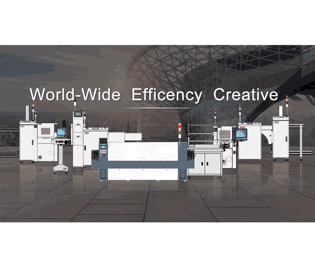 a machine that says world wide efficiency creative