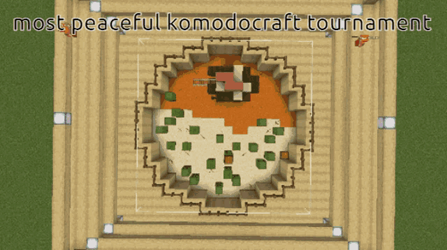 a screenshot of the most peaceful komodocraft tournament in minecraft